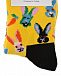 Желтые носки с принтом &quot;кролики&quot; Happy Socks | Фото 2