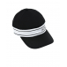 Черная бейсболка с белой полосой Moncler | Фото 1