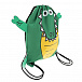 Зеленый рюкзак в виде крокодила, 37х27 см Stella McCartney | Фото 2