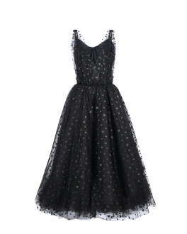 Черное платье с блестками Masterpeace Черный, арт. MP-ED23-11 | Фото 1