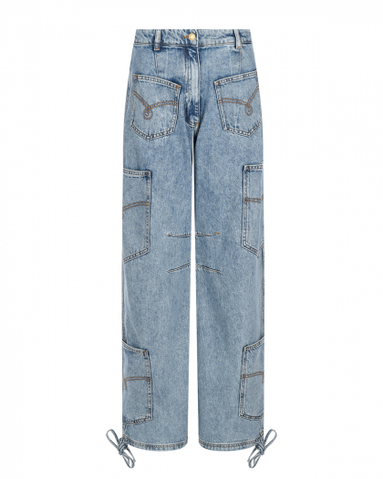 Джинсы с накладными карманами Mo5ch1no Jeans | Фото 1