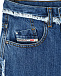 Синие джинсы с разрезами и бахромой Diesel | Фото 3