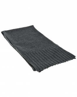 Темно-серый шарф из кашемира и шерсти CAPO Серый, арт. 00689-039660 5 | Фото 1