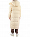Стеганое пальто молочного цвета Woolrich | Фото 3