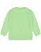 Зеленая спортивная куртка с принтом &quot;бегемот&quot; Sanetta Kidswear | Фото 2