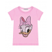 Розовая футболка с принтом Daisy Duck Monnalisa | Фото 1