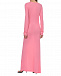 Розовое платье с разрезом и драпировкой ROHE | Фото 4