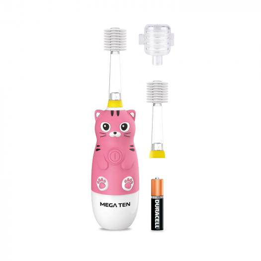 Электрическая зубная щетка Kids Sonic &quot;котенок&quot; в наборе MEGA TEN | Фото 1