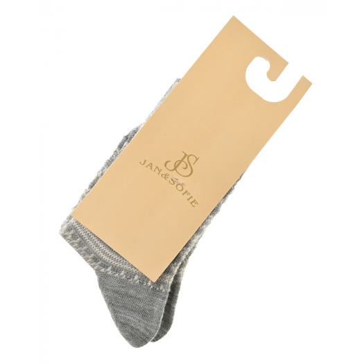 Серые носки из шерсти мериносов Jan&Sofie | Фото 1