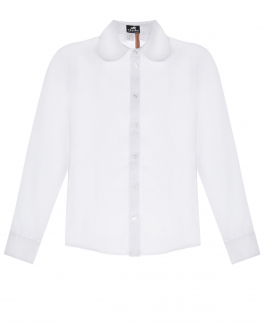 Белая рубашка с фигурным воротником Prairie Белый, арт. 401F22331FW | Фото 1