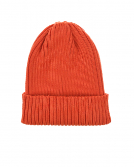 Оранжевая шапка с отворотом Jan&Sofie Оранжевый, арт. YU_001 76021 | Фото 1