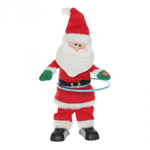 Новогодняя игрушка музыкальная Санта с обручем Christmas Inspirations | Фото 1