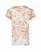 Бежевая футболка с эффектом tie-dye Forte dei Marmi Couture | Фото 5