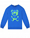 Синий спортивный костюм с принтом &quot;медвежонок&quot; Moschino | Фото 2