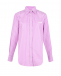 Розовая рубашка в тонкую полоску MSGM | Фото 1