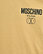 Комплект: футболка и бермуды, бежевый Moschino | Фото 6