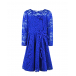 Синее кружевное платье с бантами Aletta | Фото 1