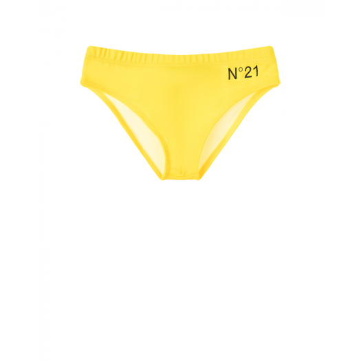 Желтые плавки с логотипом No. 21 | Фото 1