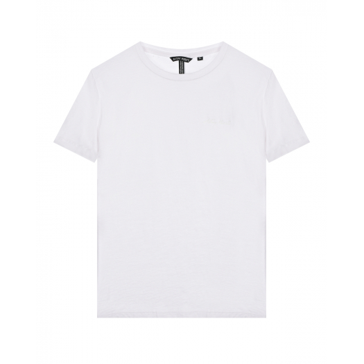 Белая футболка с лого в тон Antony Morato | Фото 1