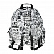 Белый рюкзак с принтом &quot;Граффити&quot;, 41х30х12 см Dolce&Gabbana | Фото 3