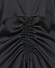 Черное атласное платье Masterpeace | Фото 7