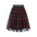 Двухслойная юбка в клетку Dolce&Gabbana | Фото 1