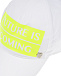 Кепка с надпись в желтой рамке &quot;Future is coming&quot; Il Trenino | Фото 4
