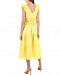 Желтое приталенное платье 120% Lino | Фото 3