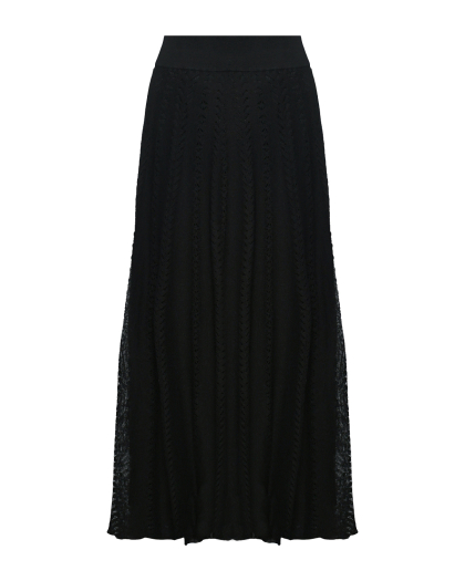 Трикотажная юбка, черная Panicale | Фото 1