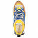 Желтые кроссовки с синей отделкой Dsquared2 | Фото 6