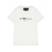 Белая футболка с принтом &quot;recycle&quot; Emporio Armani | Фото 1