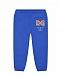 Синие спортивные брюки с поясом на кулиске Dolce&Gabbana | Фото 3