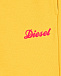 Желтые брюки с розовым логотипом Diesel | Фото 3