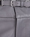 Серые кожаные брюки  | Фото 5