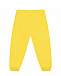 Желтые спортивные брюки с лого в тон Dolce&Gabbana | Фото 2