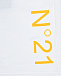 Белые бермуды с желым логотипом No. 21 | Фото 3