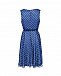 Синее платье в горошек Pietro Brunelli | Фото 5