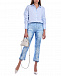 Синие джинсы с эффектом tie-dye Forte dei Marmi Couture | Фото 2