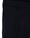 Синие брюки slim fit из шерсти Dal Lago | Фото 4