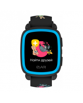 Детские умные часы-телефон с GPS/Глонасс/LBS-трекингом KidPhone &quot;Ну, Погоди!&quot; Elari , арт. KIDPHONE черно-голубой | Фото 2