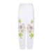 Белые брюки с цветочным принтом Vivetta | Фото 1