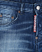 Синие джинсы из потертого денима Dsquared2 | Фото 3