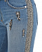 Голубые джинсы с твидовым лампасом  | Фото 8