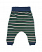 Зеленые спортивные брюки в полоску Sanetta fiftyseven | Фото 2