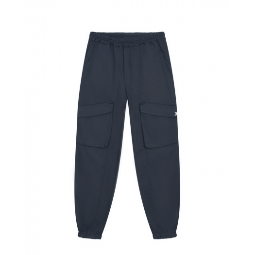 Темно-синие брюки с карманами карго Dondup | Фото 1