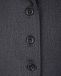 Серый приталенный пиджак с баской Aletta | Фото 4