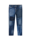 Синие джинсы со вставками Dsquared2 | Фото 1