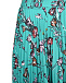 Асимметричная юбка с цветочным принтом  | Фото 7