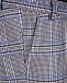 Серые брюки для беременных в синюю клетку Pietro Brunelli | Фото 8