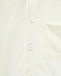 Рубашка с коротким рукавом из льна, белая Dan Maralex | Фото 3